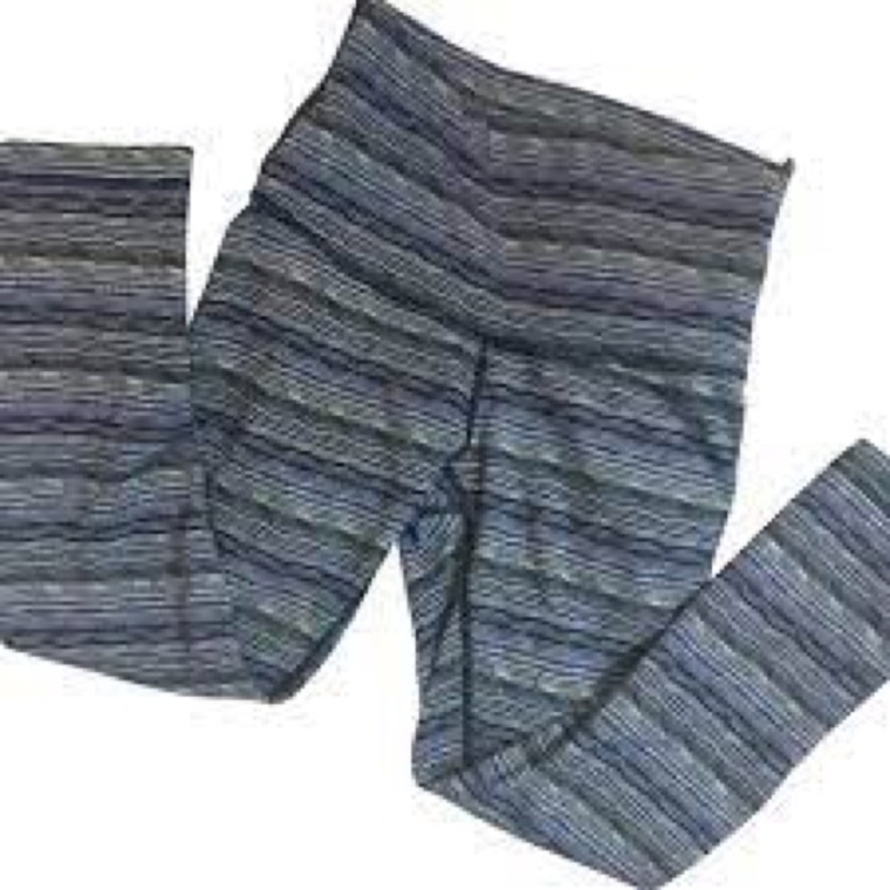 Lululemon Wunder Under Space Dye Stripe Leggings - image 2